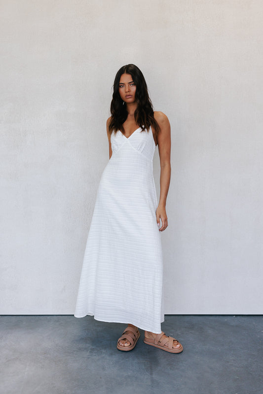 Hyacinth Maxi Dress - White