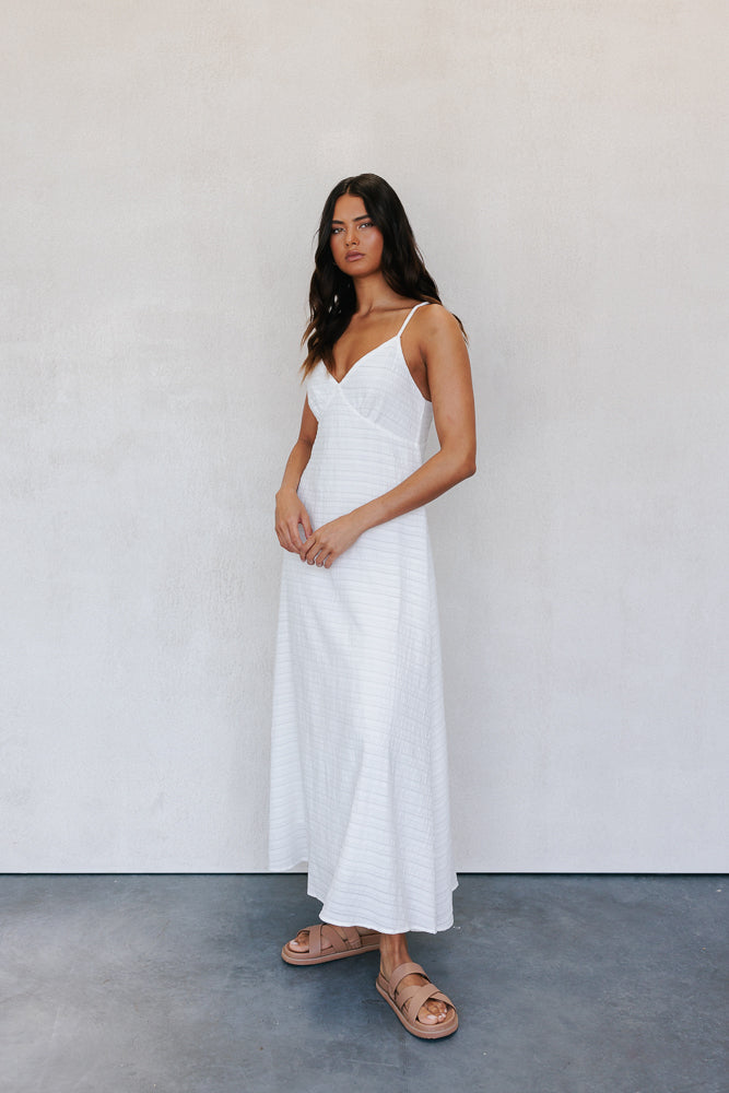 Hyacinth Maxi Dress - White