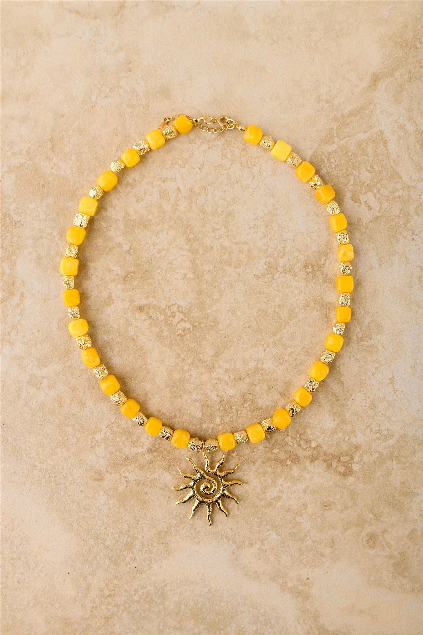 Liora Necklace Gold Sun