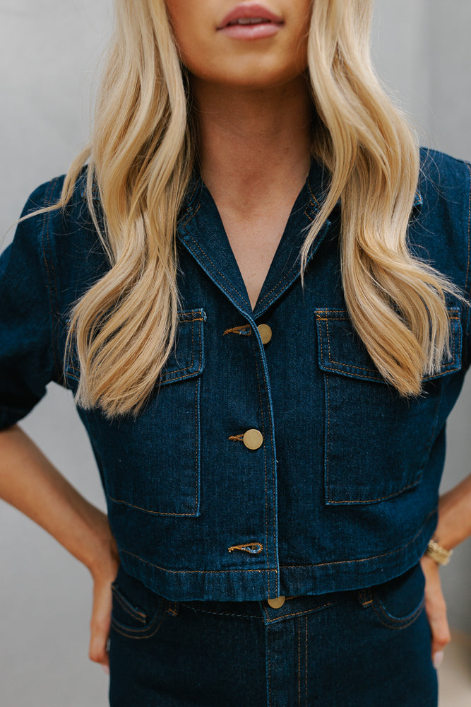 Jarah Skirt - Indigo Denim