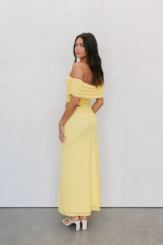 Fiora Maxi Dress Canary Yellow