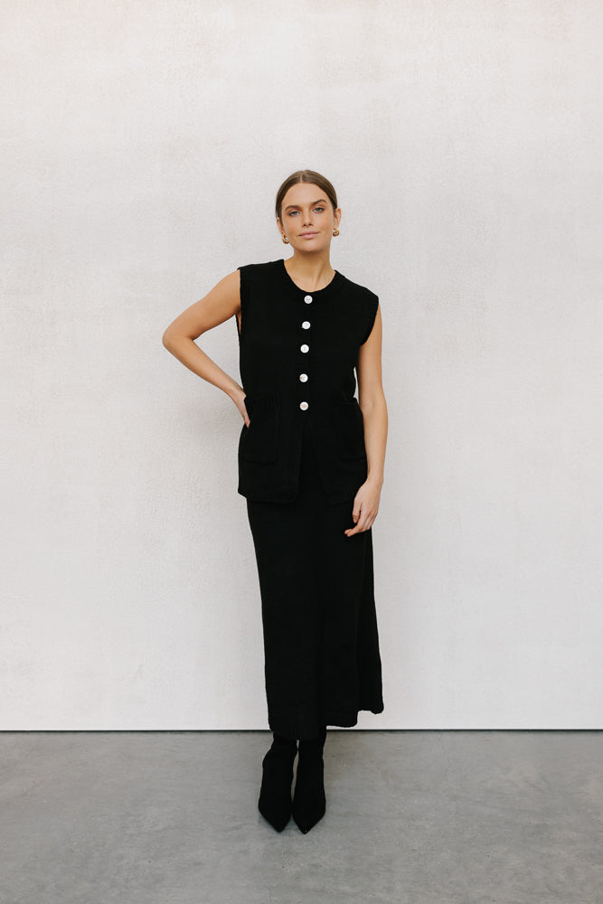 Jace Knit Set Black