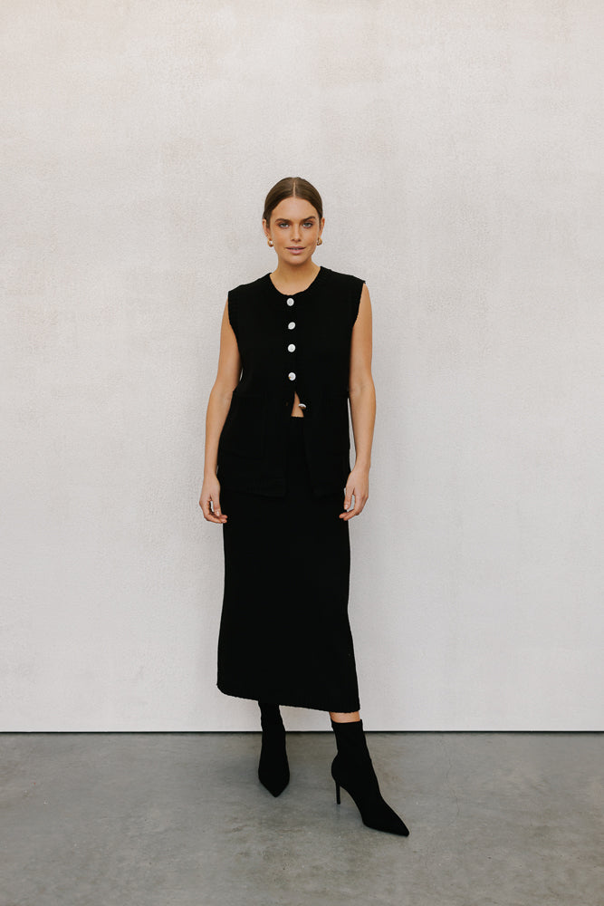 Jace Knit Set Black