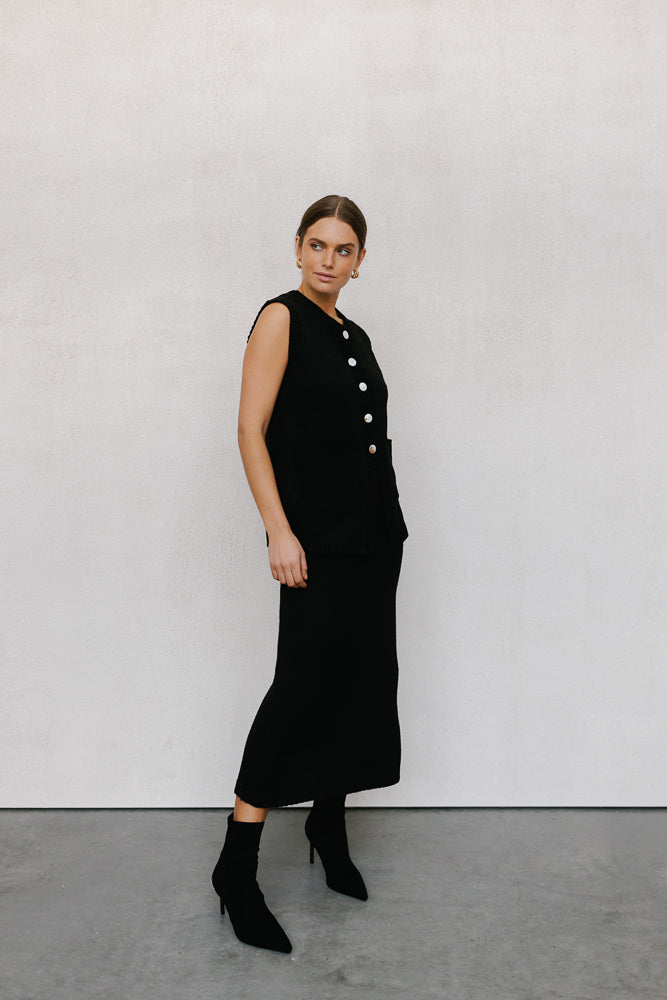 Jace Knit Set Black