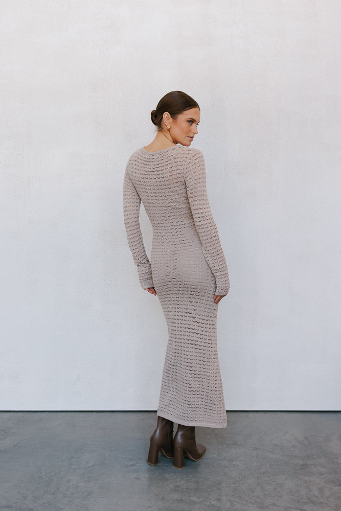 Jayla Maxi Dress - Beige