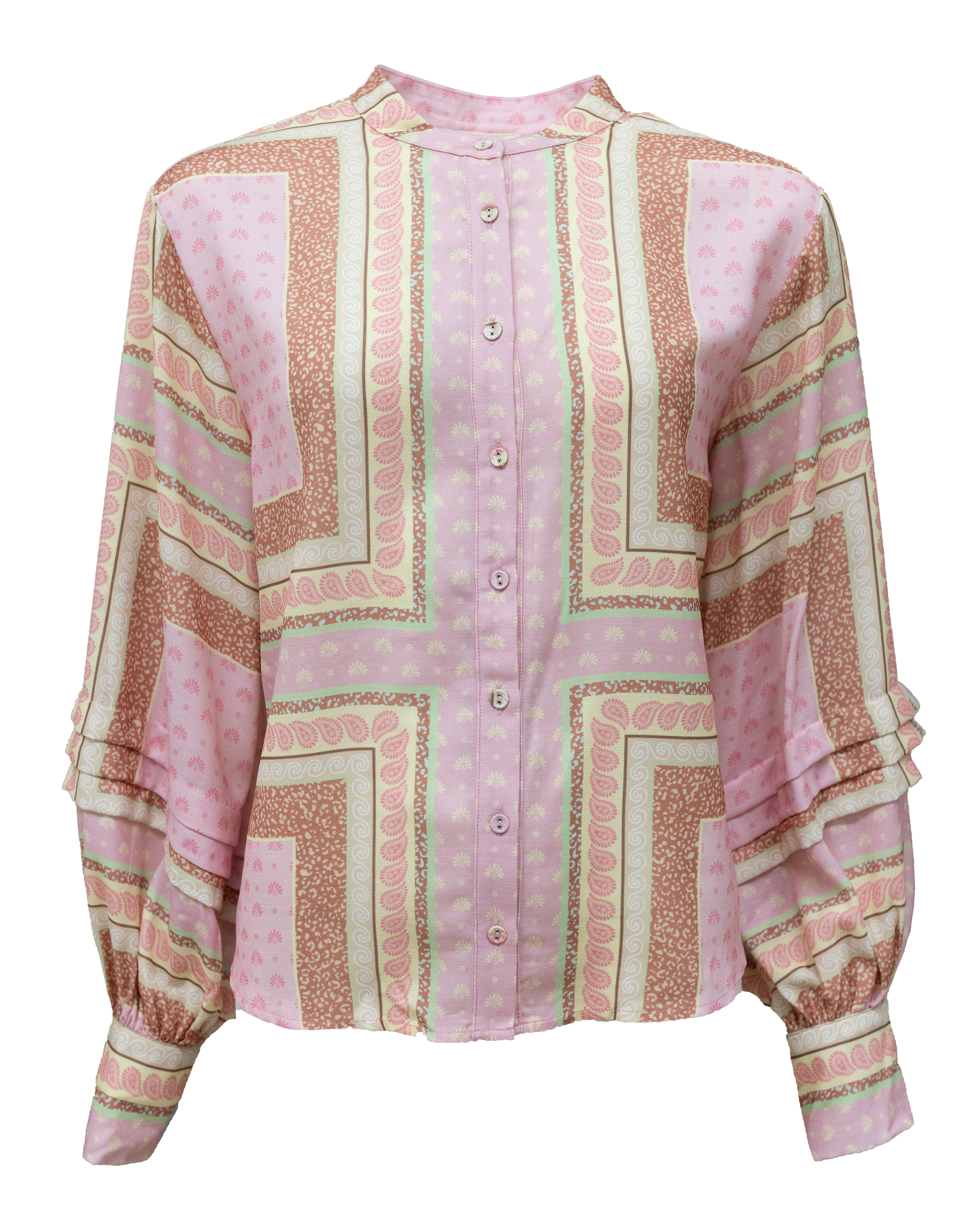 Chicago Billowed Shirt Pink Tile