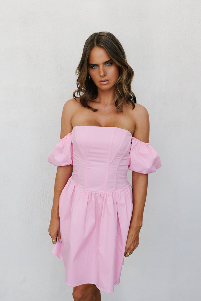 Frida Dress - Baby Pink