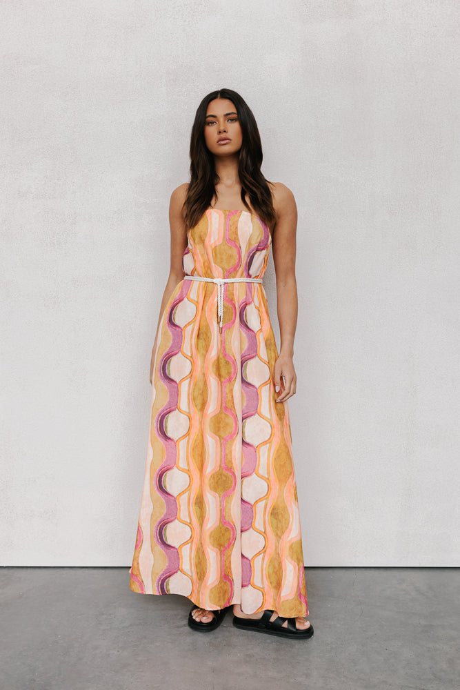 kahlo maxi dress Kahlo Dress Paris Print