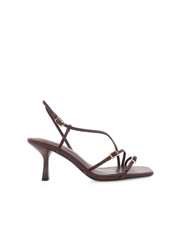 Toshie Stiletto Heels - Chocolate Brown