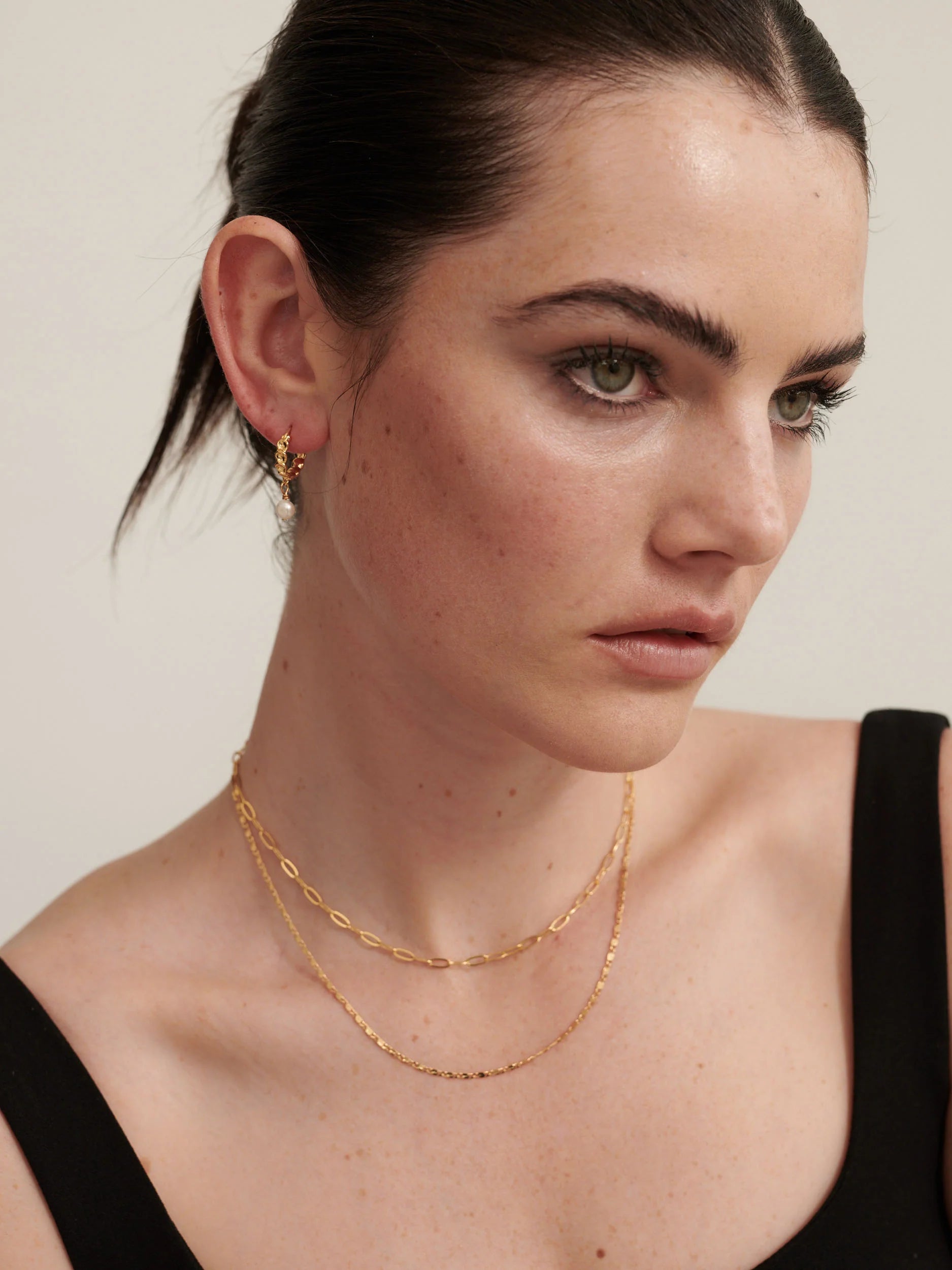 Luna Layered Necklace Gold