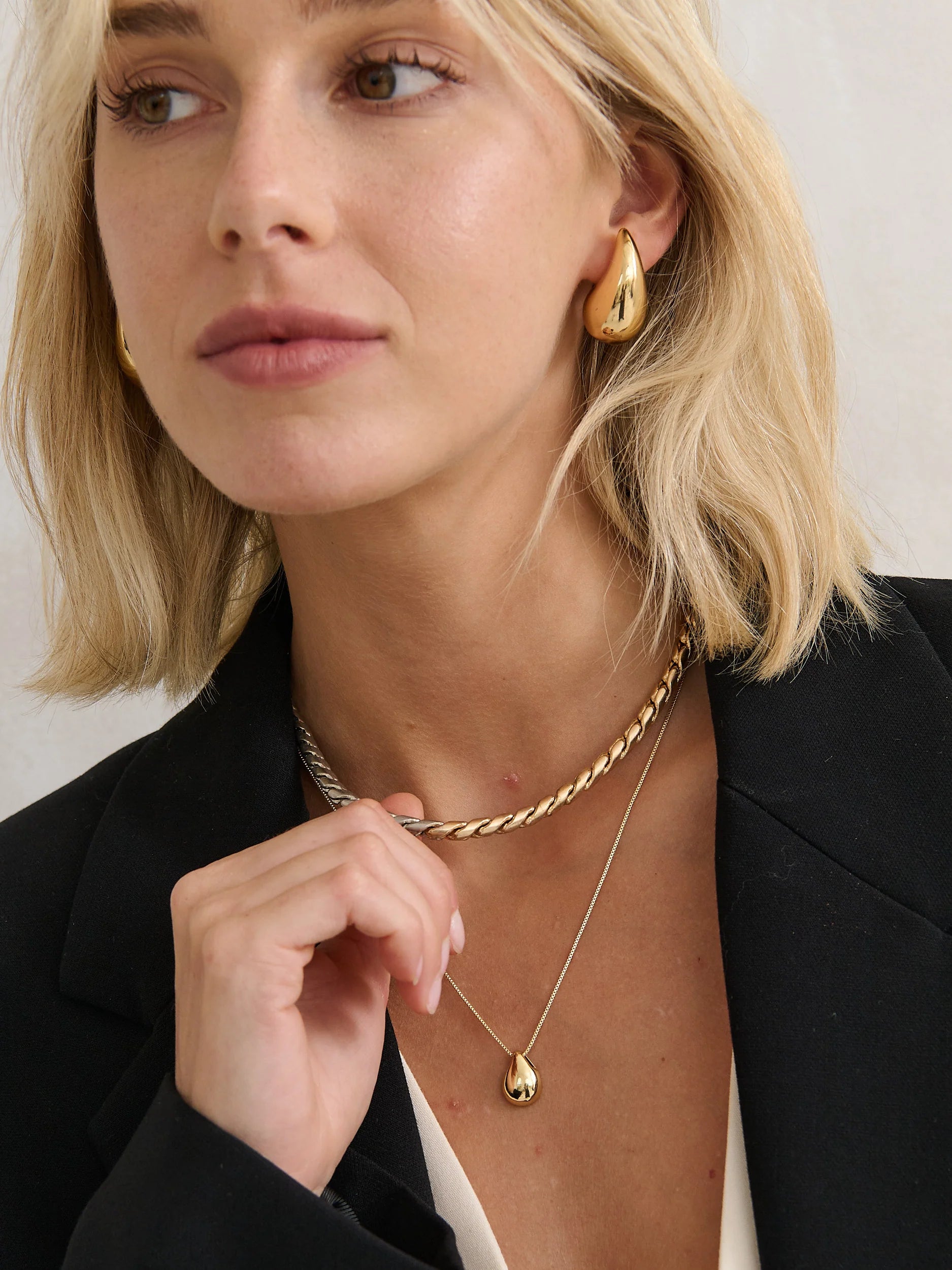 Preto Earrings Gold