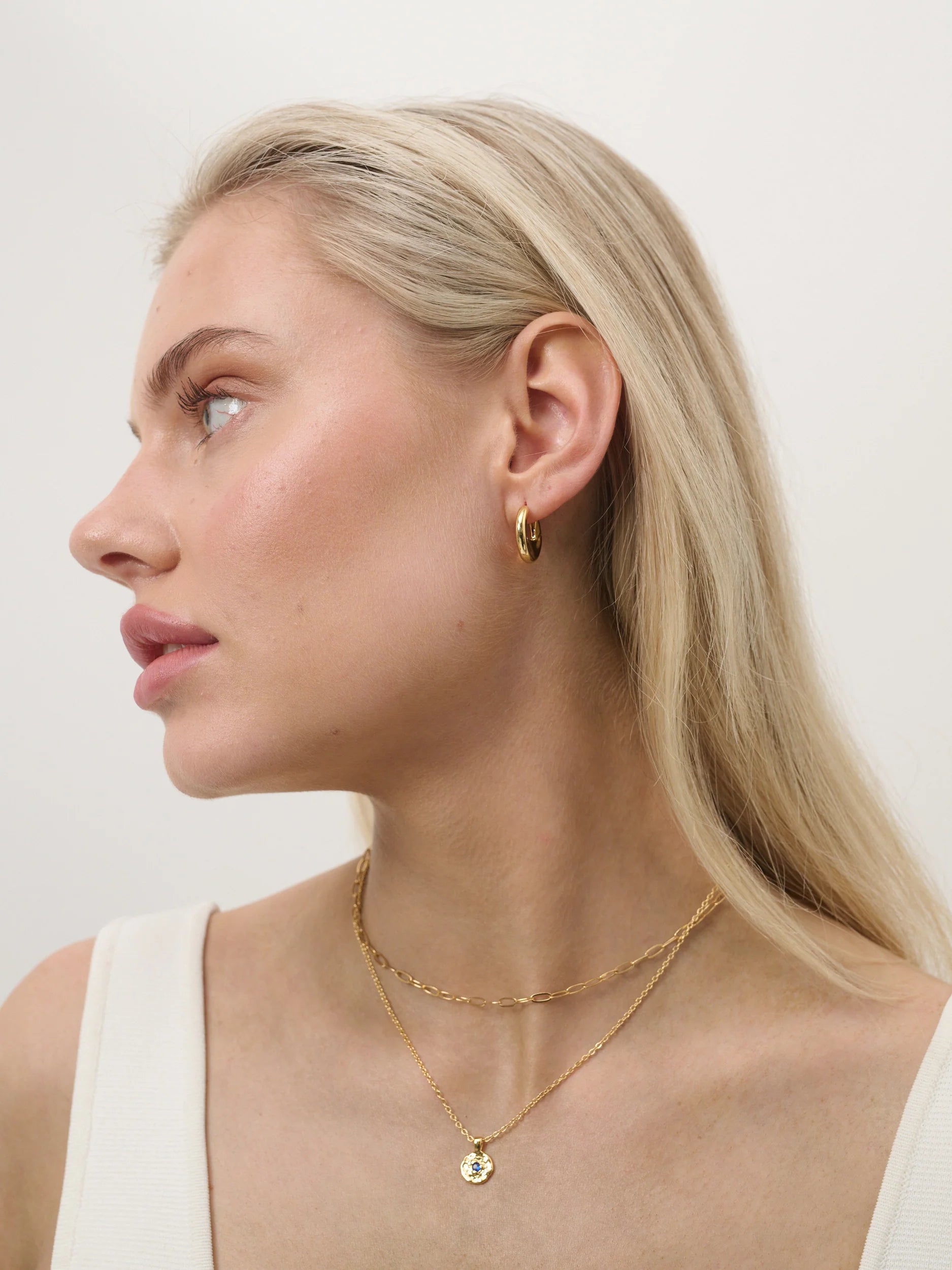 Birthstone Necklace Gold