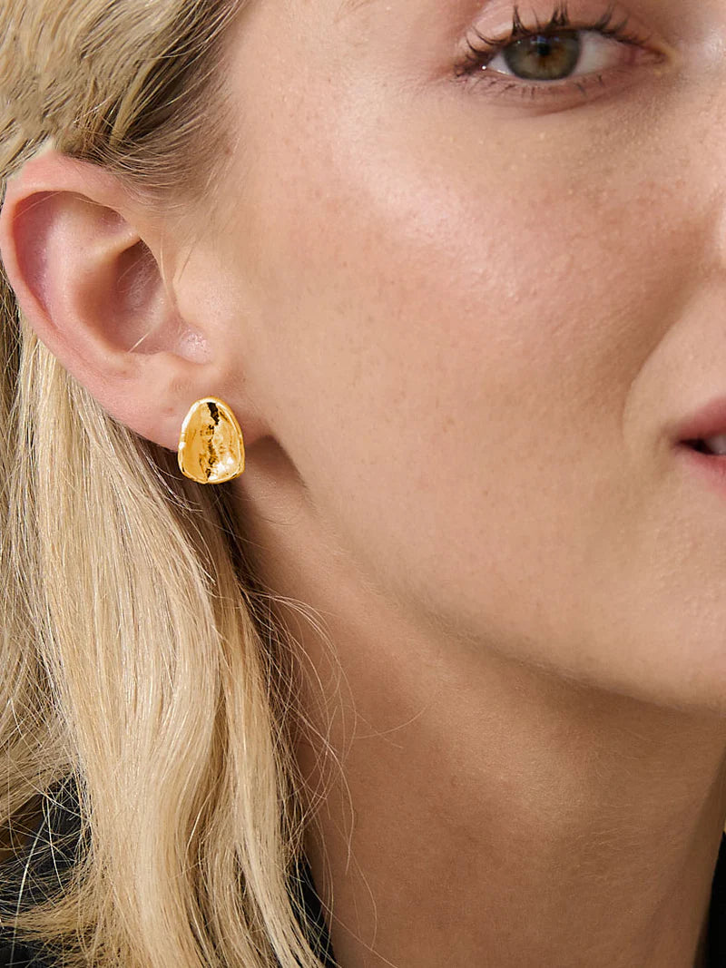 Genny Stud Earrings - Gold