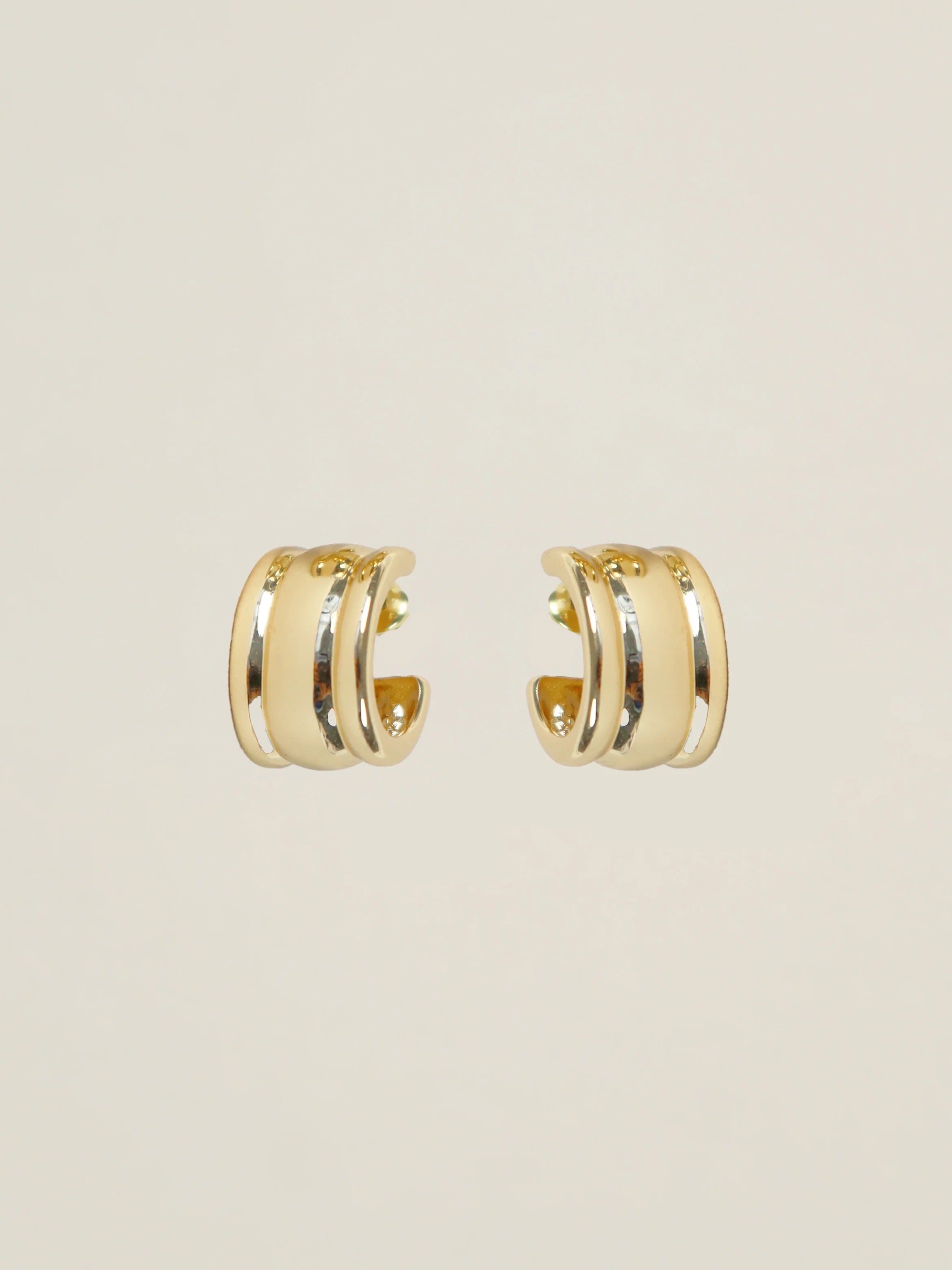 Kaia Hoop Earrings Gold