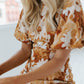 Layne Dress - Brown Floral