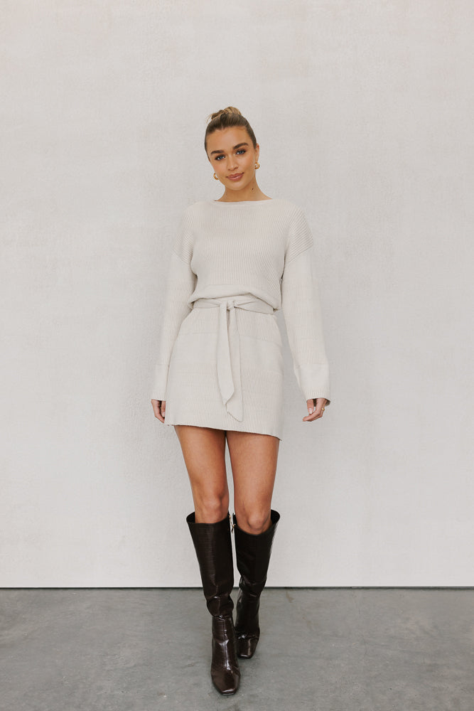 Lemee Dress - Bone