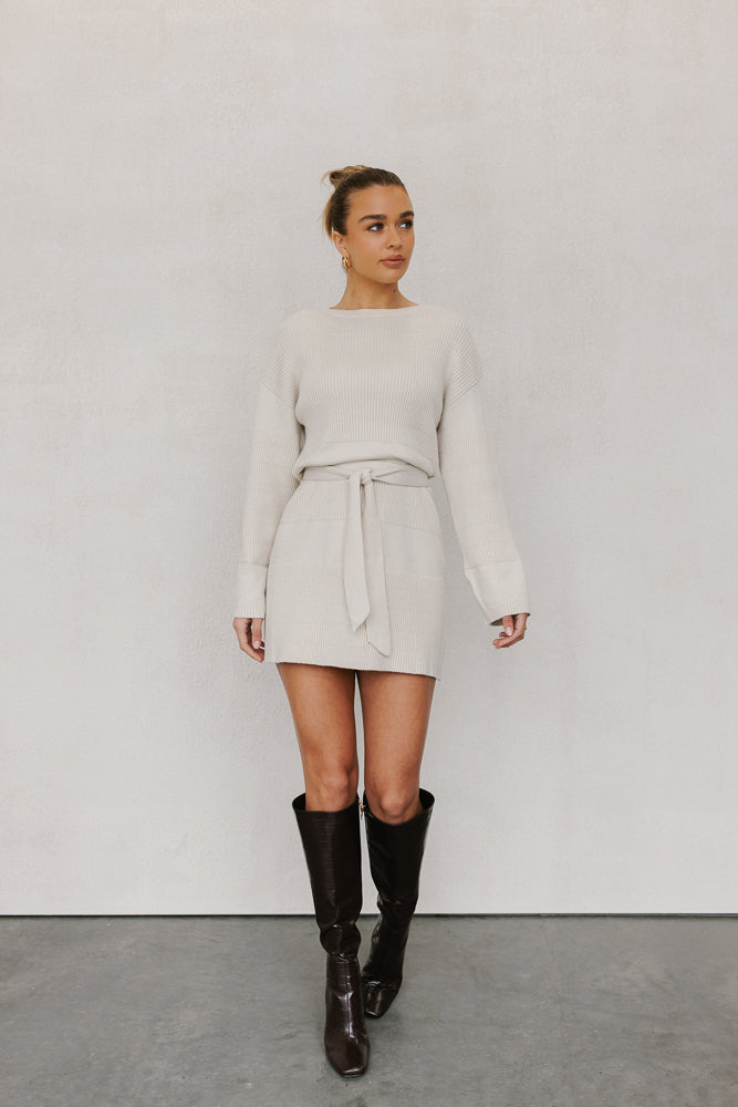 Lemee Dress - Bone