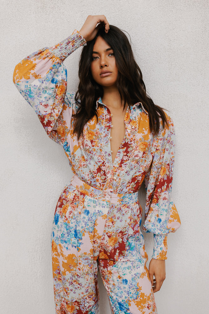 Sempre Pants Bloom Floral Print