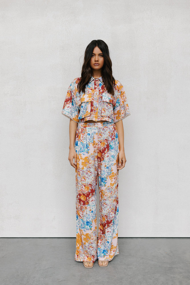 Sempre Pants Bloom Floral Print