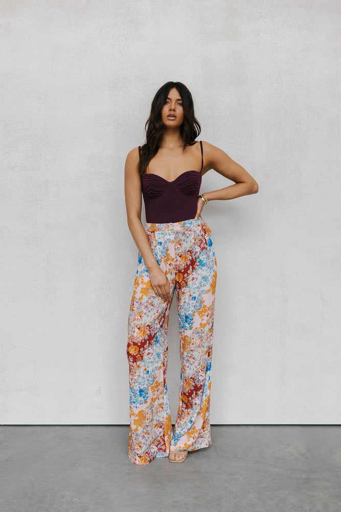 Pip Bodysuit - Plum Mesh
