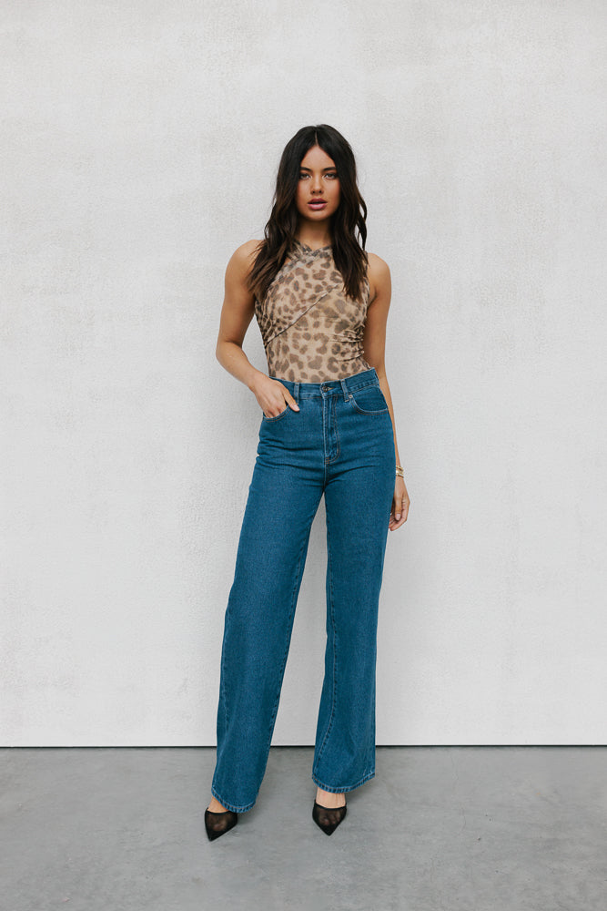 Paris Top Leopard