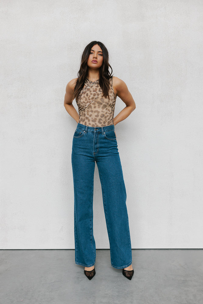 Paris Top Leopard