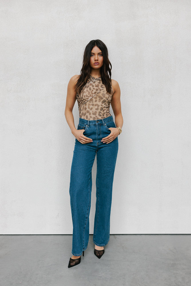 Paris Top Leopard