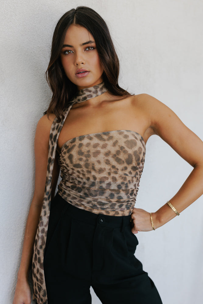 Jenny Top Leopard