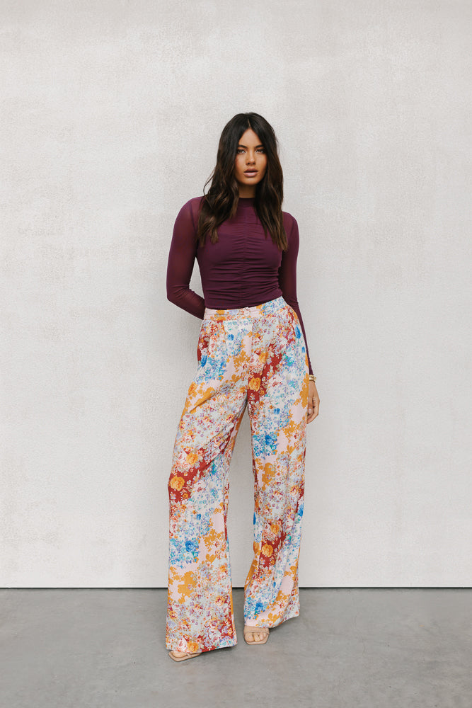 Sempre Pants Bloom Floral Print