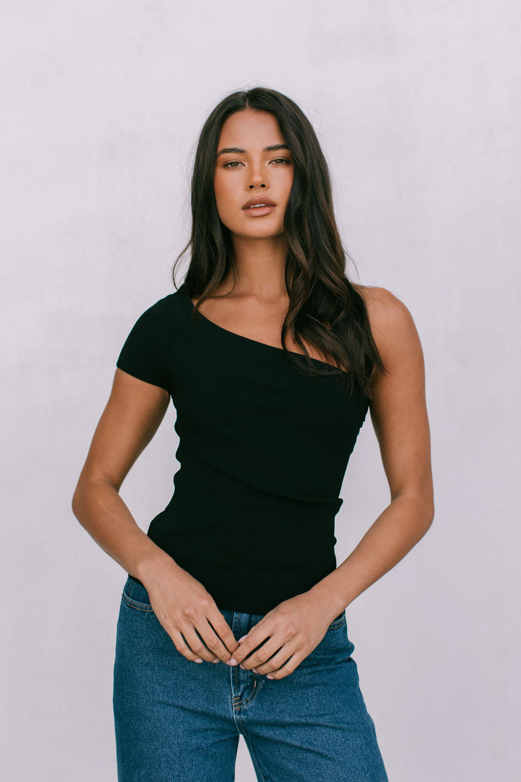 Nilla Knit Top - Black