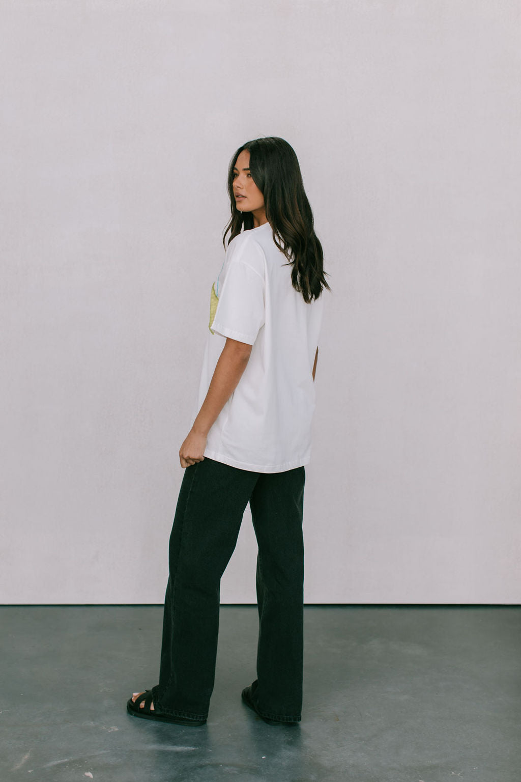 Green Starkini Tee White