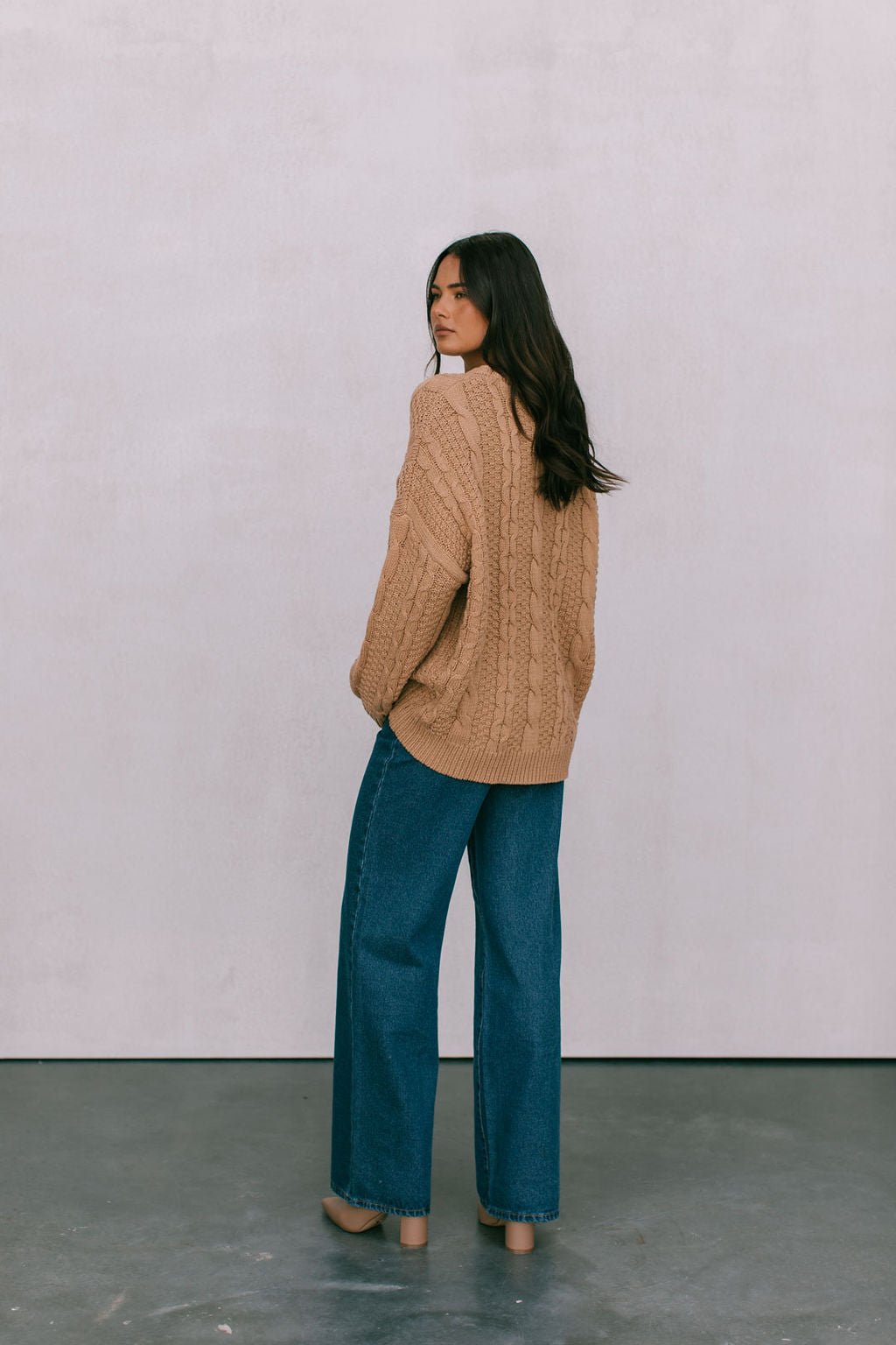 Amalie Knit Jumper - Tan