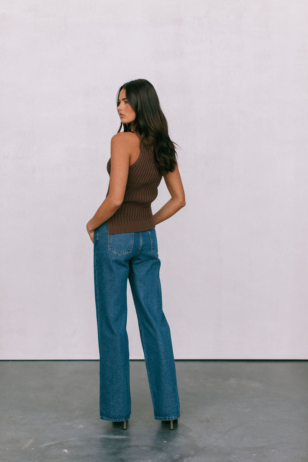 Uma Knit Top - Chocolate Brown