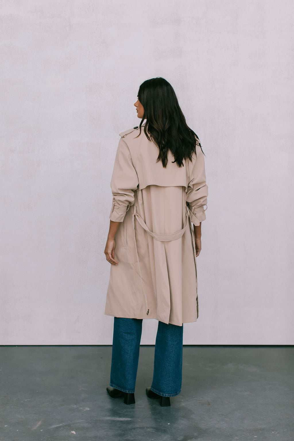 Oaklie Trench Coat - Beige