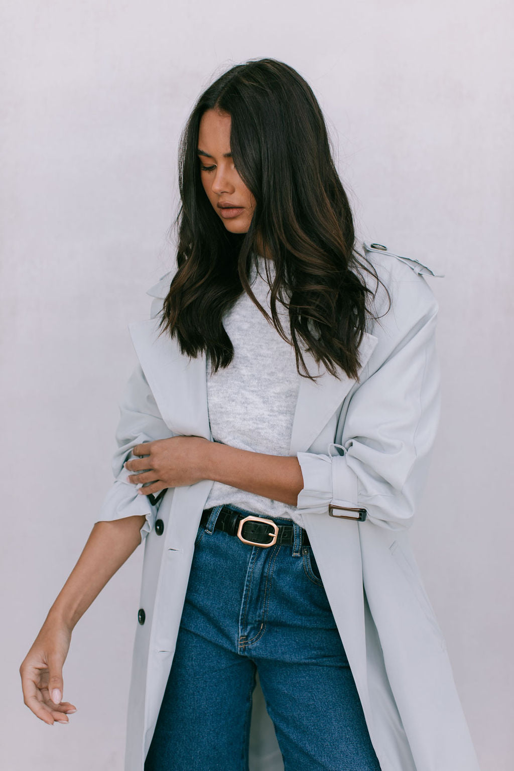 North Knit Top - Grey Marle