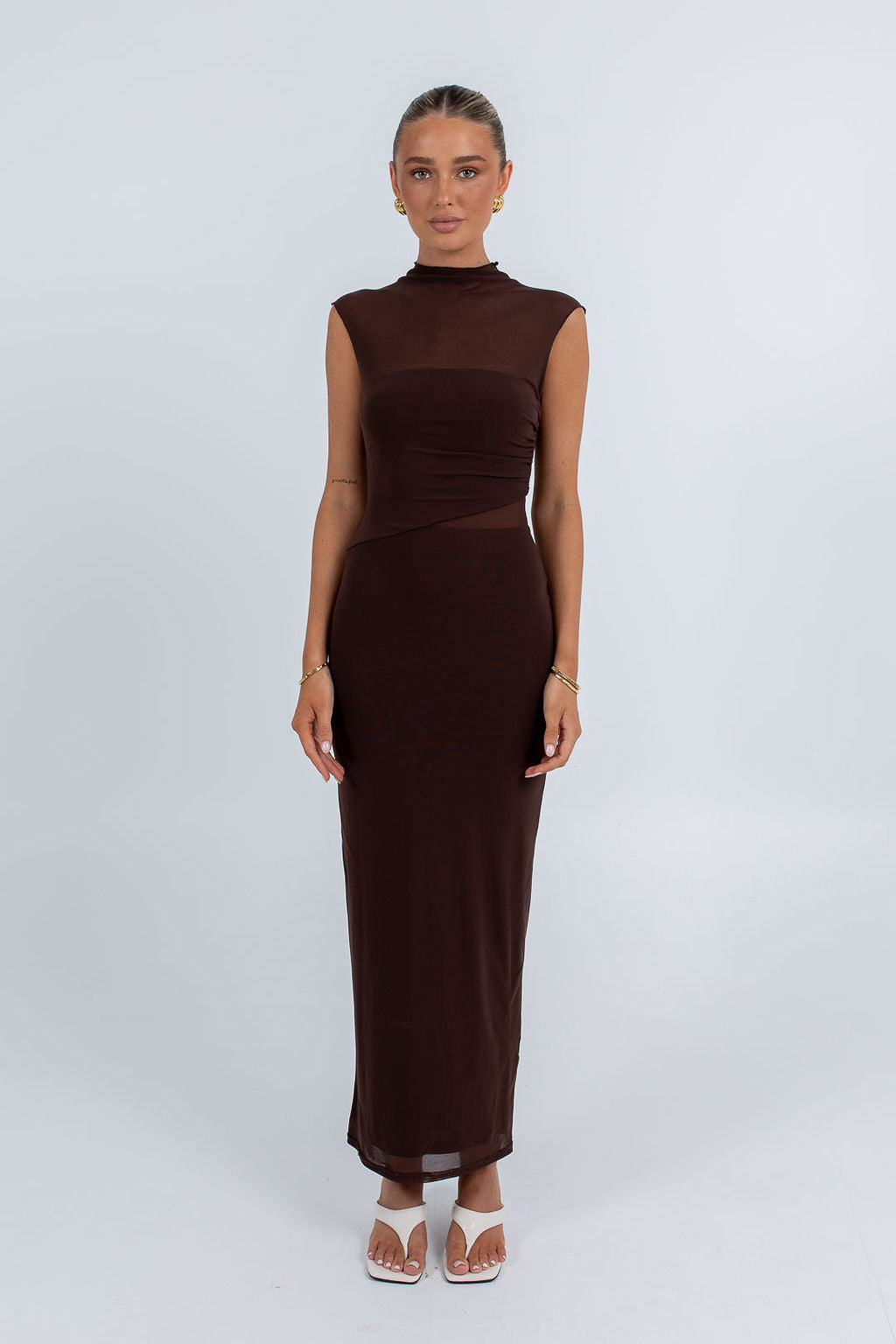 PRE ORDER Jaccie Maxi Dress Chocolate