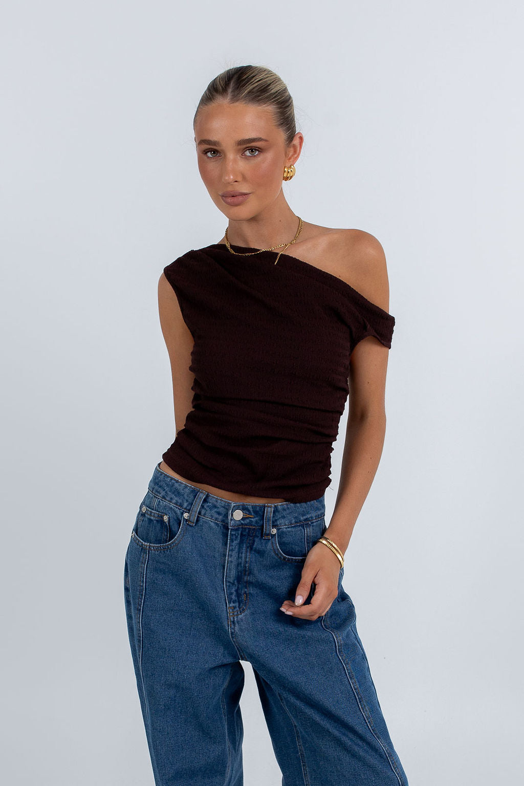 Alana Top Chocolate
