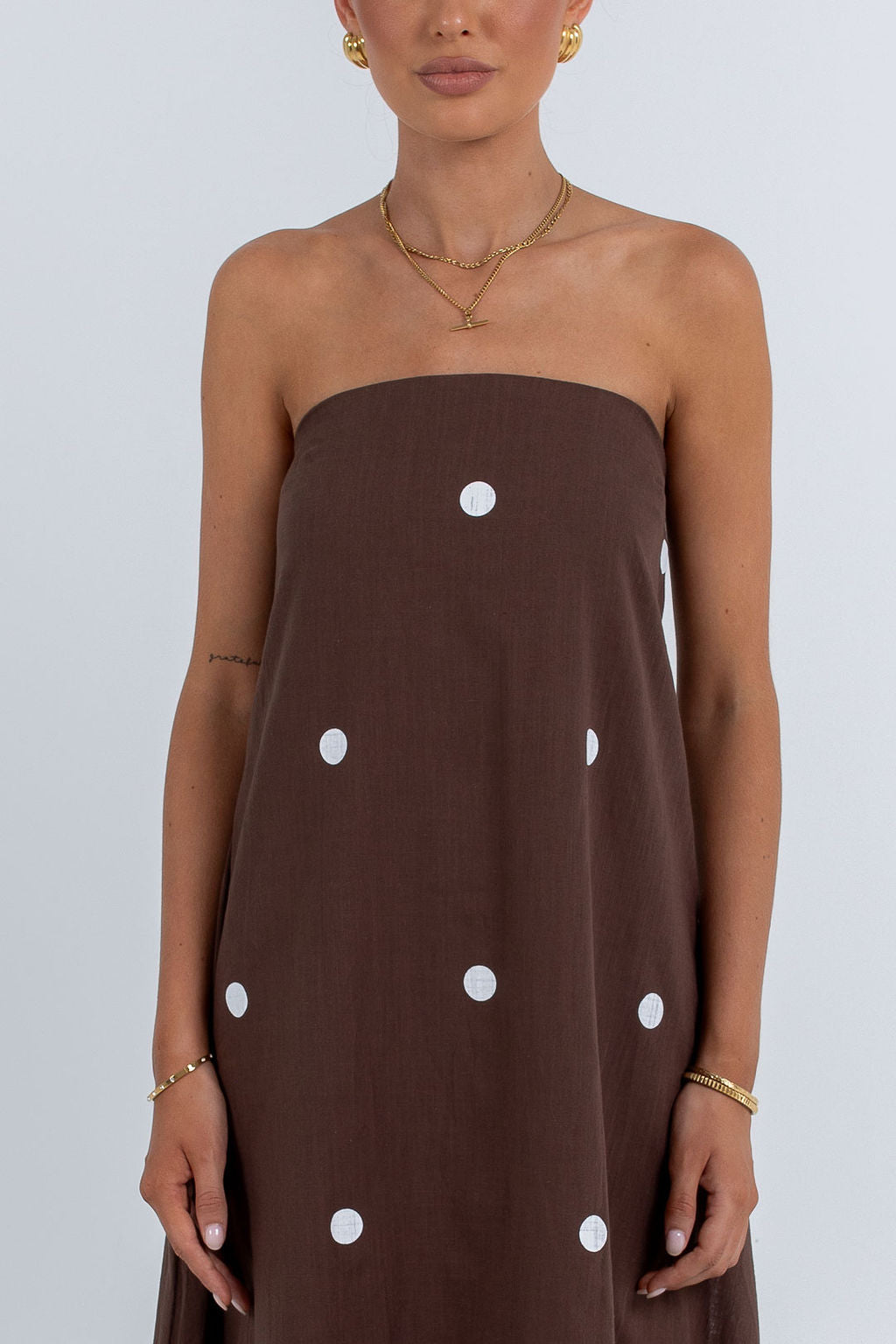 Quella Maxi Dress Chocolate