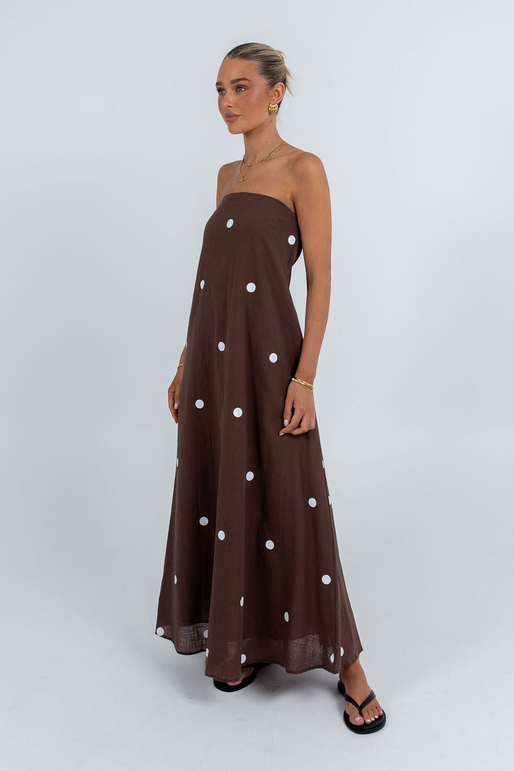 Quella Maxi Dress Chocolate