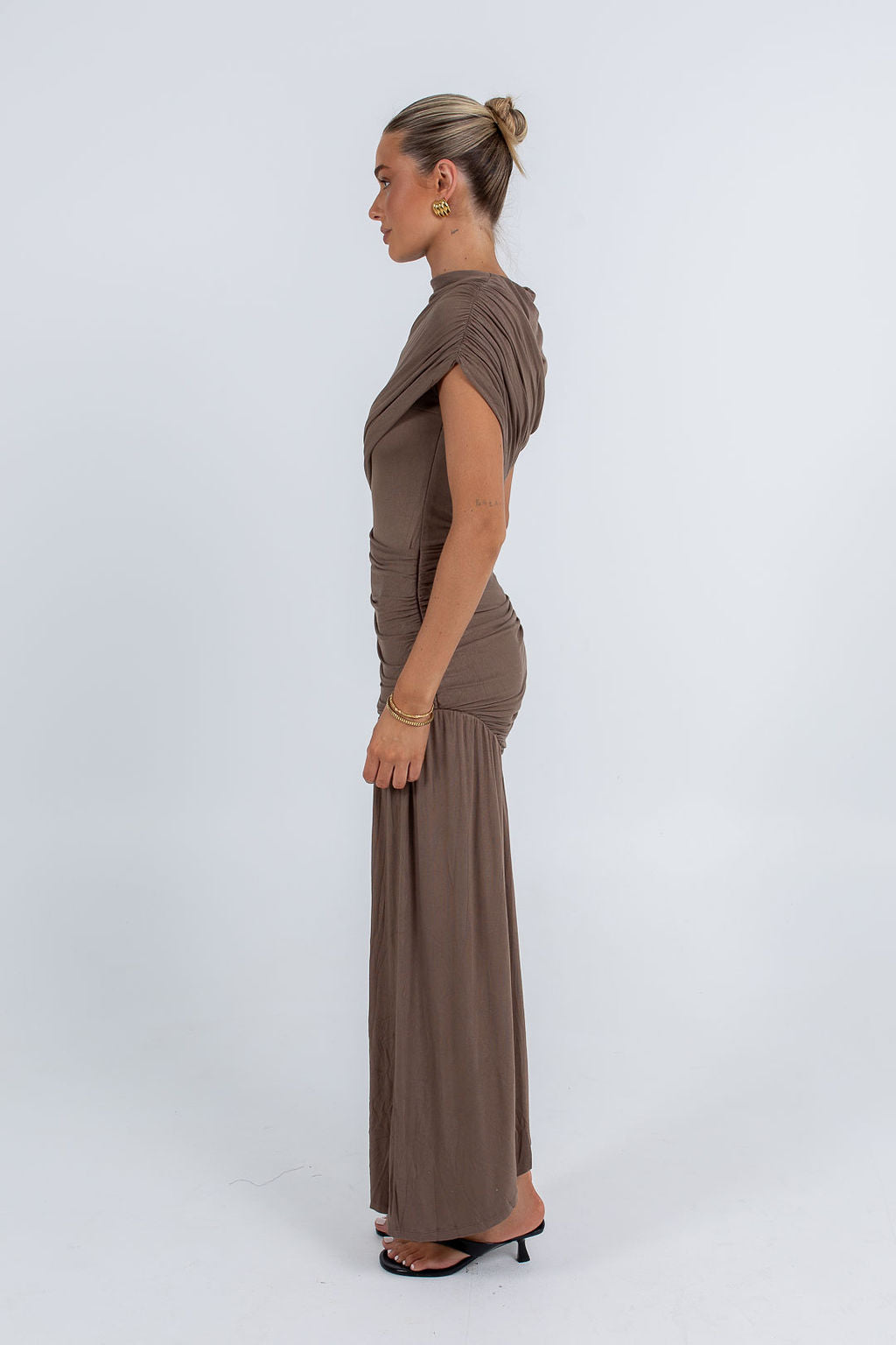 Daleyza Mini Dress Brown