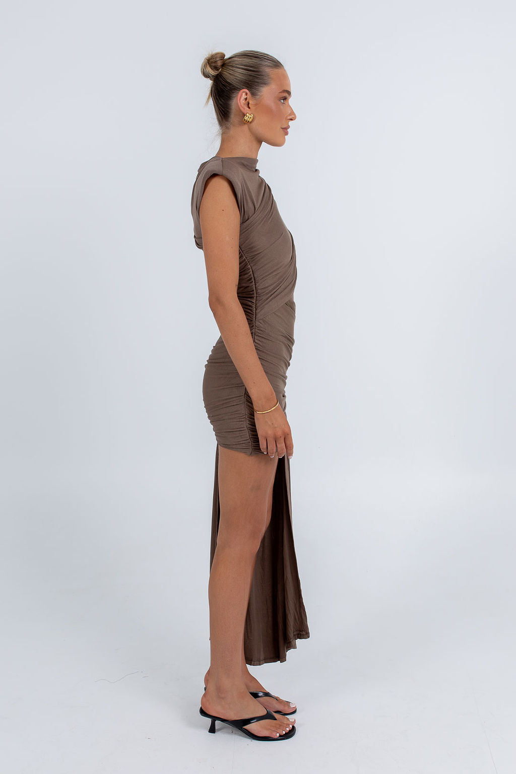 Daleyza Mini Dress Brown