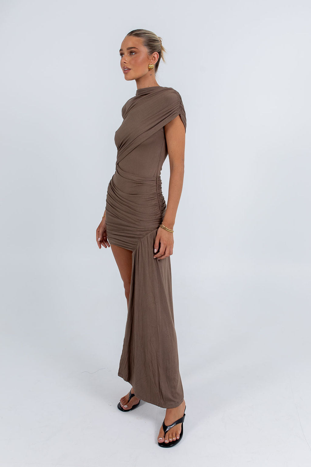 Daleyza Mini Dress Brown