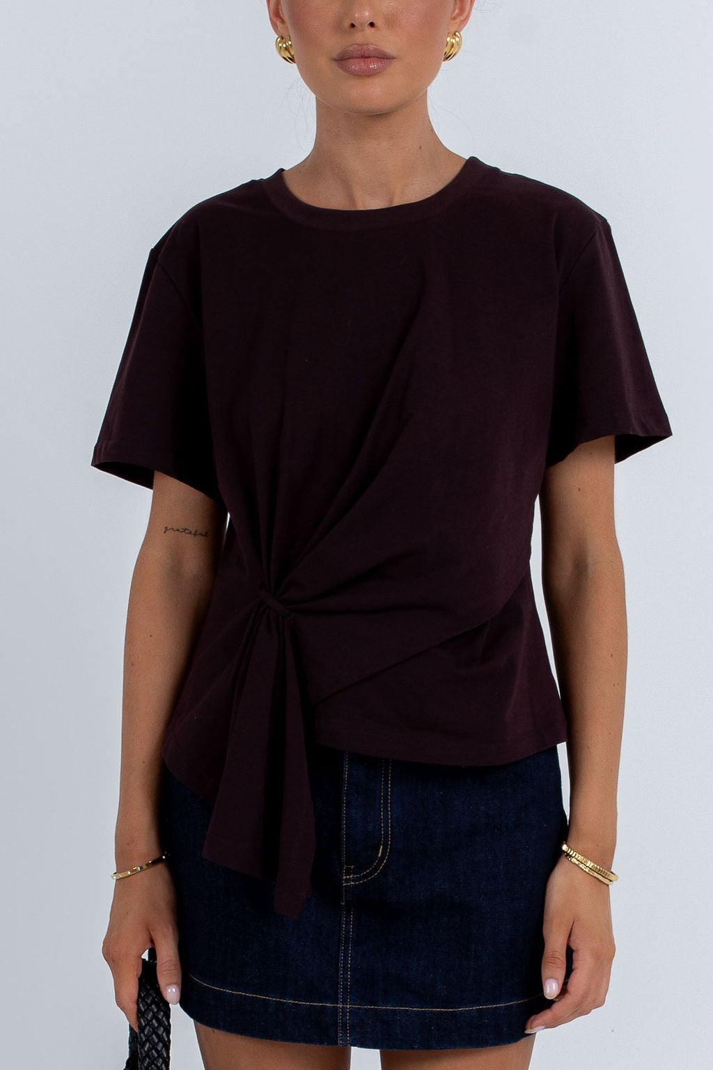 Yolanda Tee Dark Brown