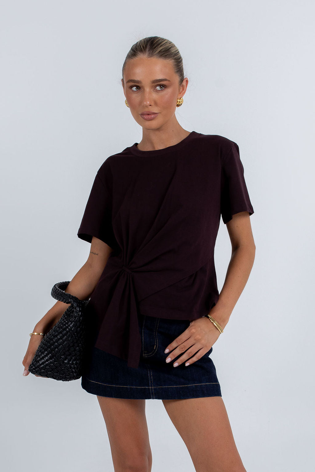 Yolanda Tee Dark Brown