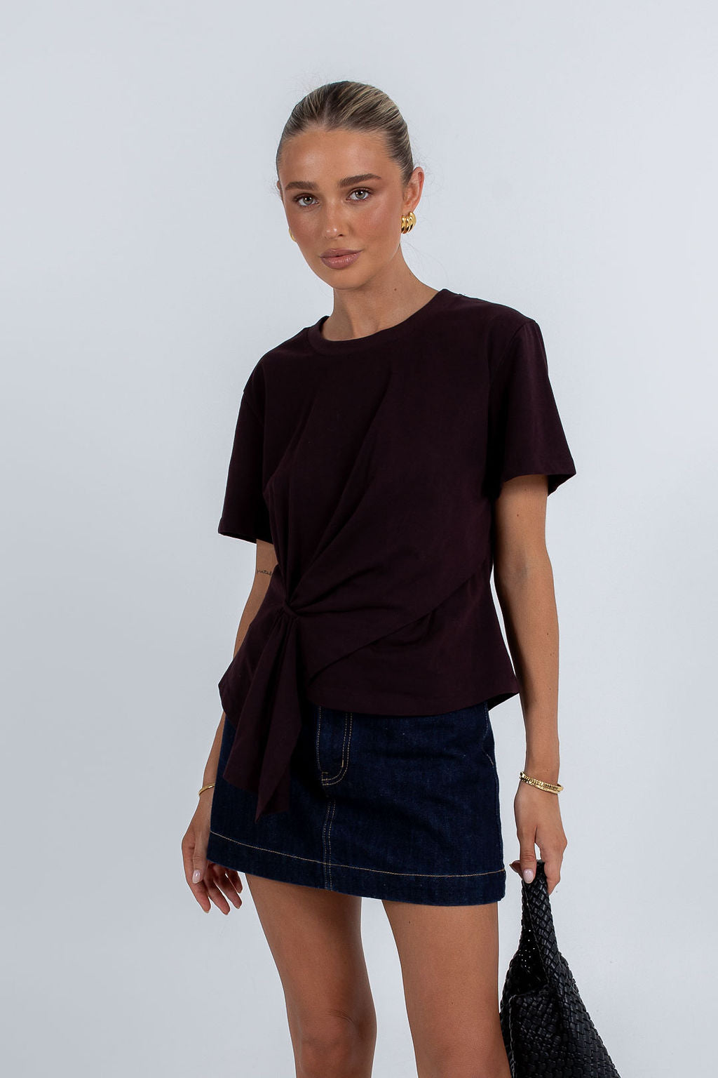 Yolanda Tee Dark Brown