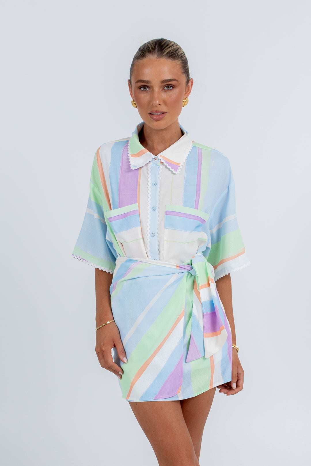 Vigo Mini Skirt Virenne Print