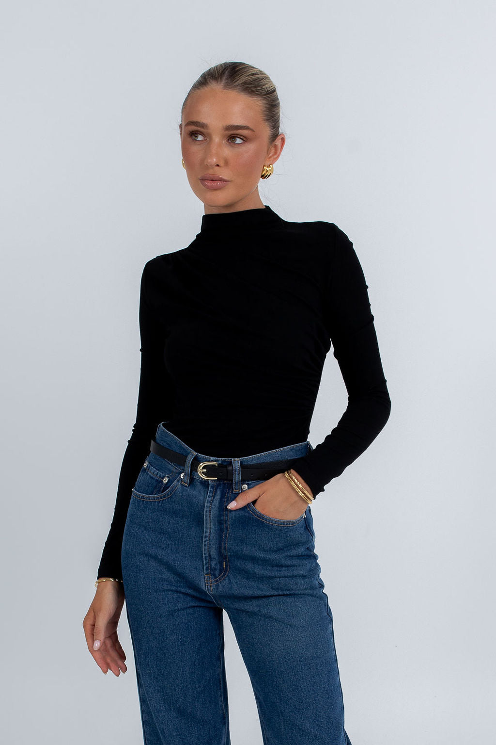Unity Long Sleeve Top Black