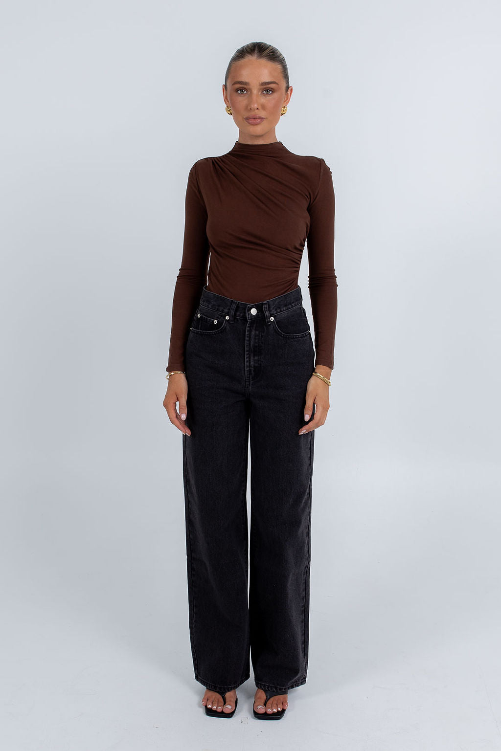 Unity Long Sleeve Top Espresso