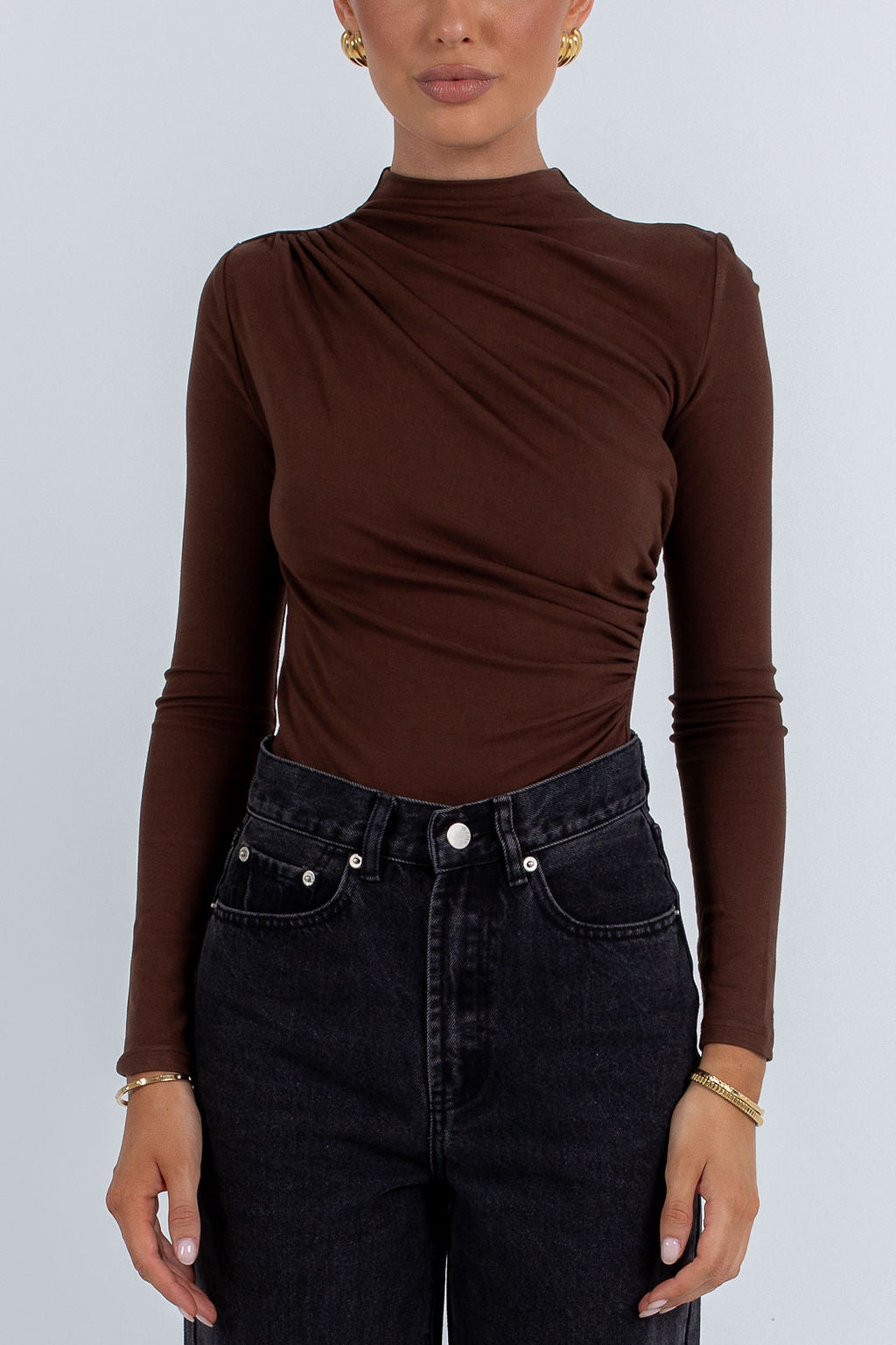 Unity Long Sleeve Top Espresso