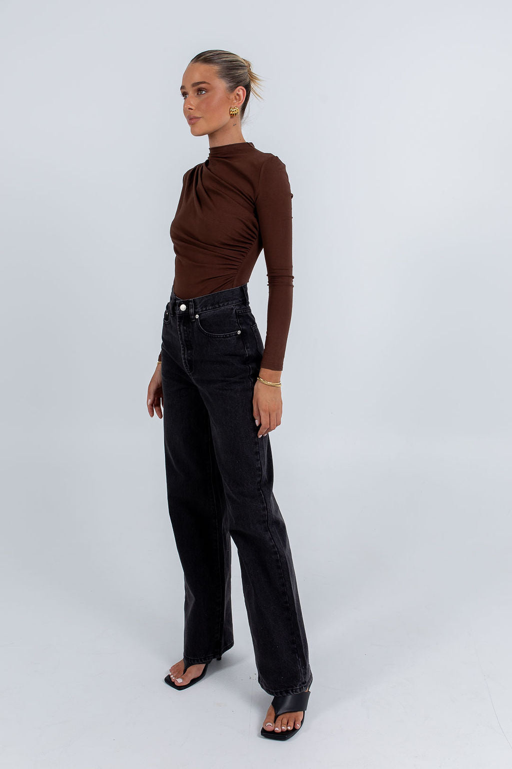 Unity Long Sleeve Top Espresso